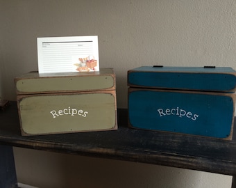 Primitive Recipe Box