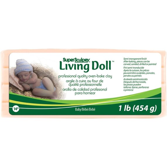 Super Sculpey Living Doll Clay 1 lb