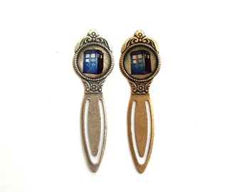 Doctor Who Bookmark --TARDIS bookmark