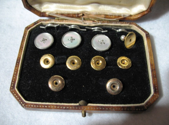 Mixed Lot of Vintage Men's Collar Studs in Stud by MWJewellersInc