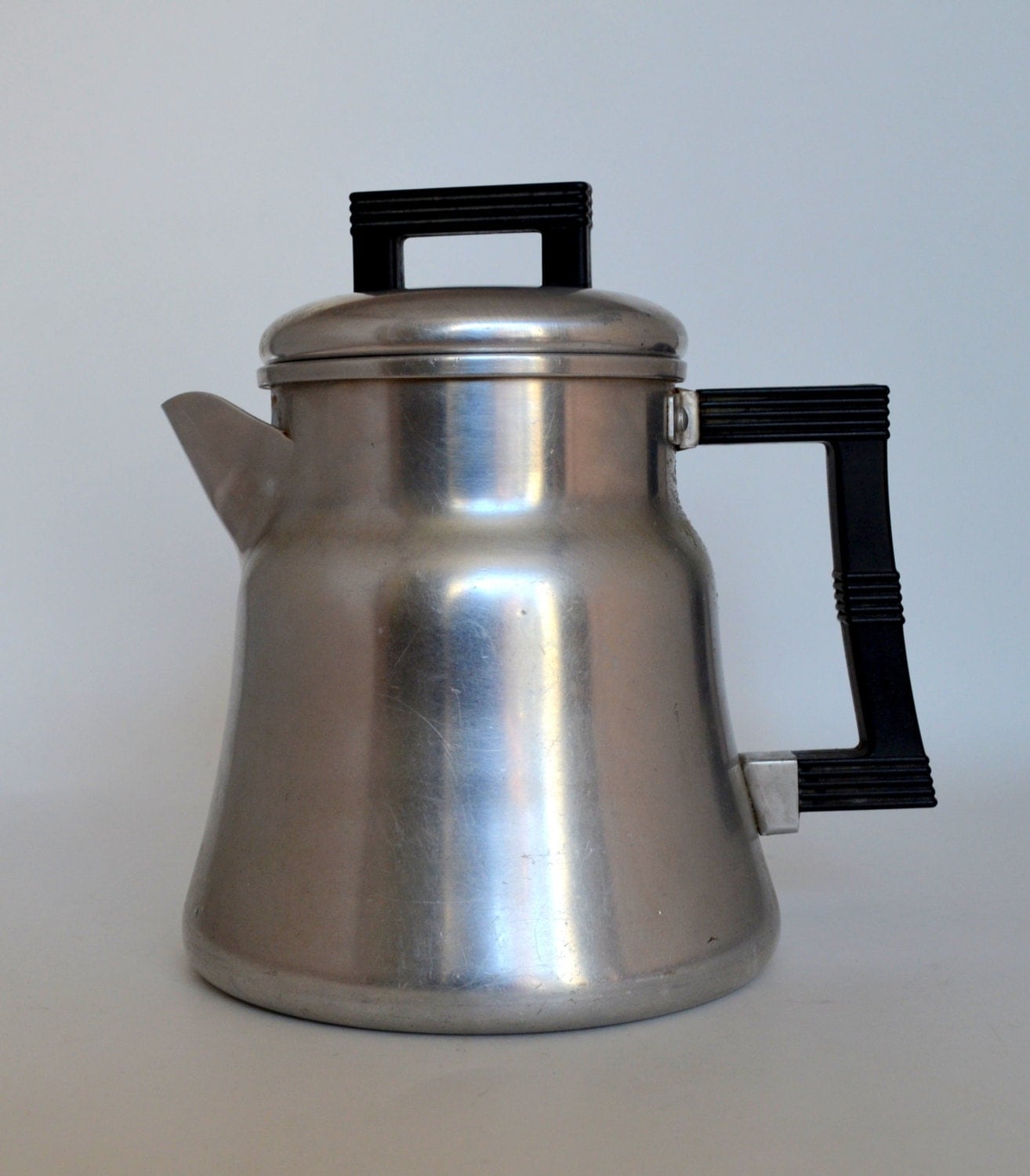 Vintage Wear Ever Coffee Pot Aluminum Stove Top Percolator