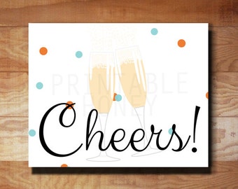 Popular items for cheers printable on Etsy