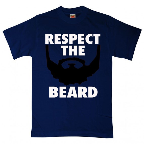 Items Similar To Respect The Beard Funny T Shirt Tee On Etsy