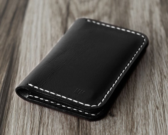 Personalized Leather Business Card Holder 110 / by ExtraStudio