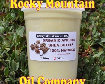 2 lb Organic Virgin Raw Shea Butter Unrefined 32 oz Grade A