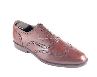 Handmade Brogue Shoes for Men. Leather Handcrafted Brogue Shoes.