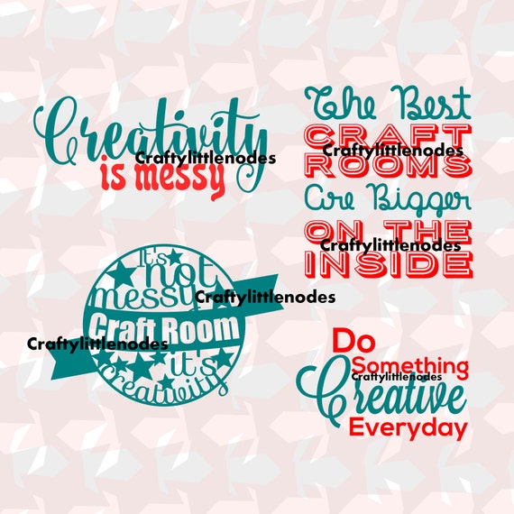 Download Creative / Craft Room Quotes SVG STUDIO Ai EPS Scalable