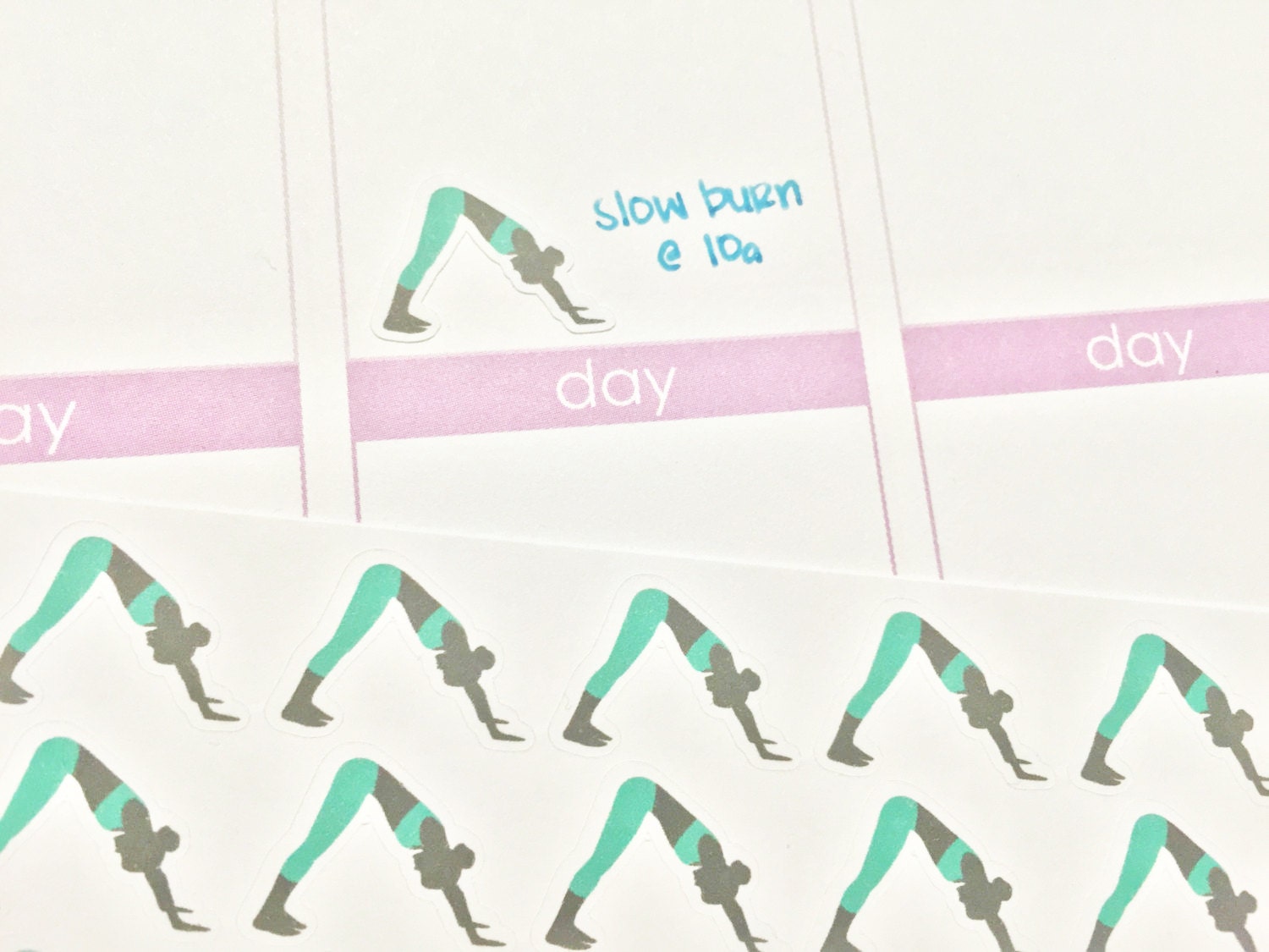 30 yogadownward dogmeditation stickers perfect for your