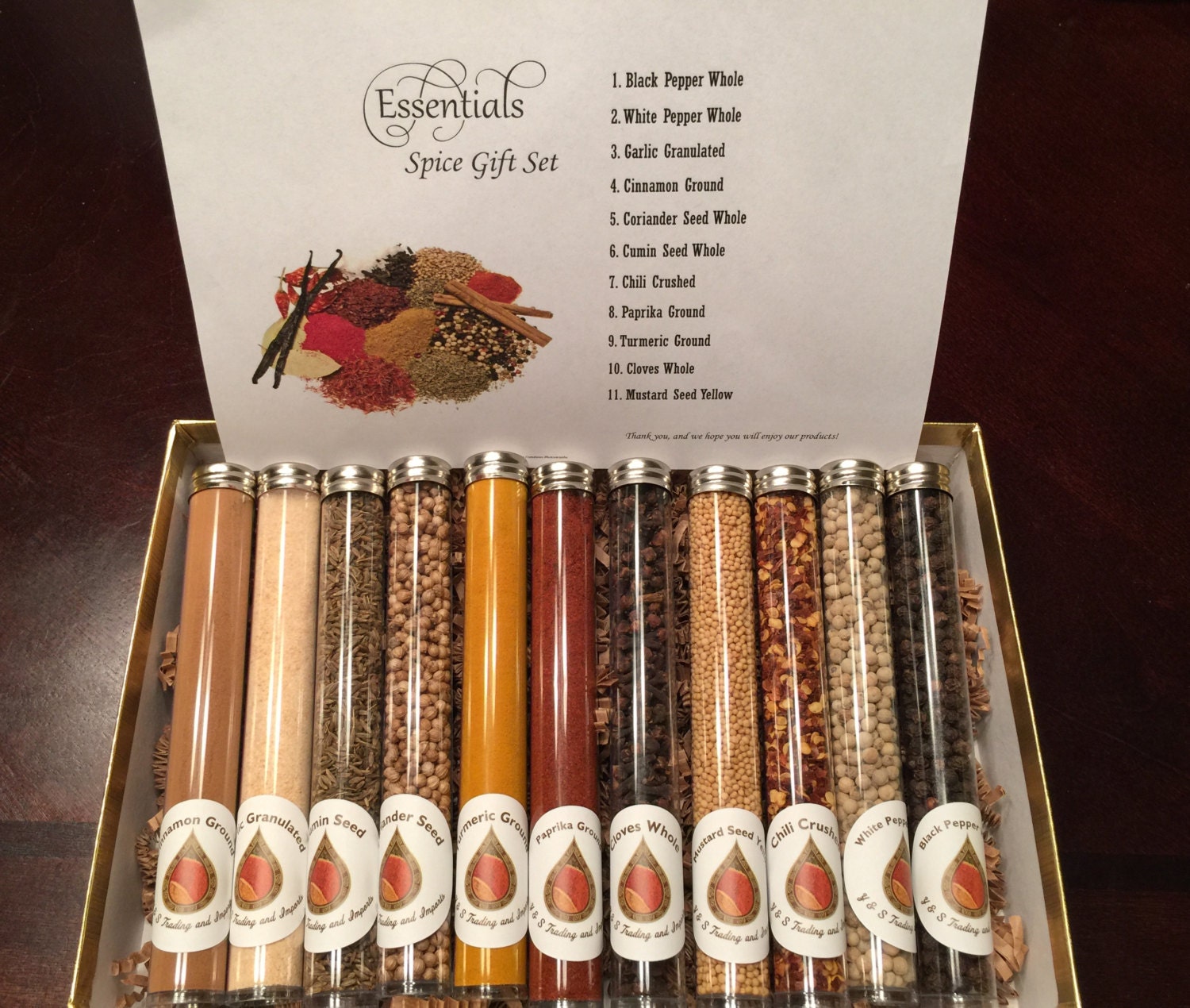 Essentials Spice Gift Set by YStradingimports on Etsy