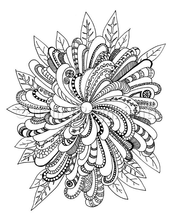 Free Floral Mandala Coloring Pages / Free to print/download mandala