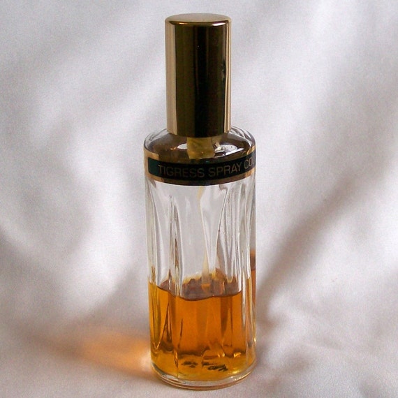 Vintage Faberge Tigress Spray Cologne 1.7 fl oz Bottle HTF