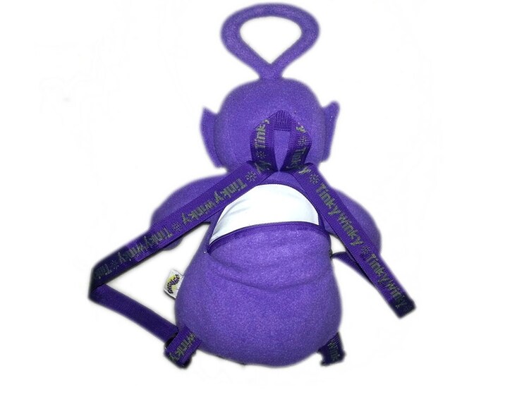 TELETUBBIES Backpack TINKY WINKY Purple Plush by TREASURETROLLZ