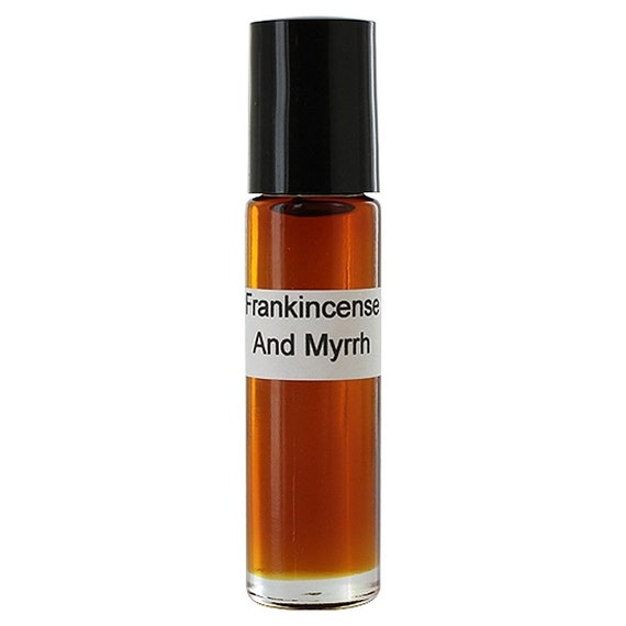 1/3 Oz Bottle of Frankincense & Myrrh Body Oil. Scented Oil