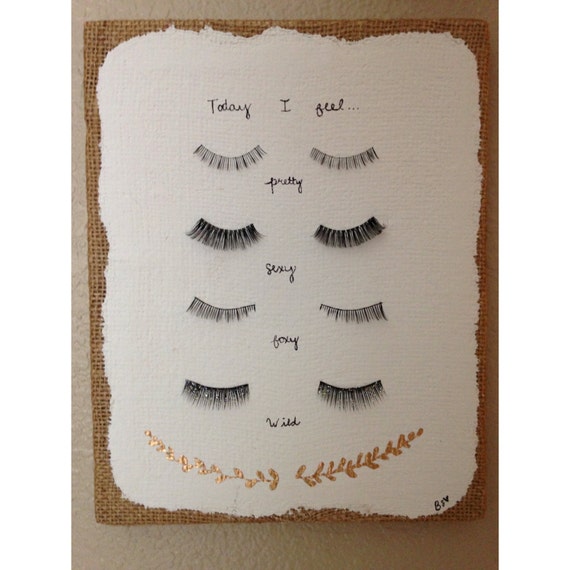 Items similar to eyelash wall art on Etsy