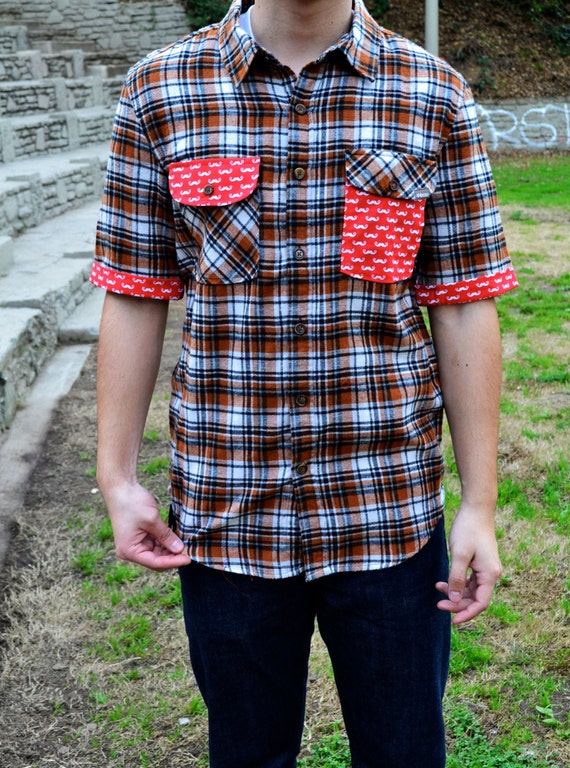 upcycled button up shirt