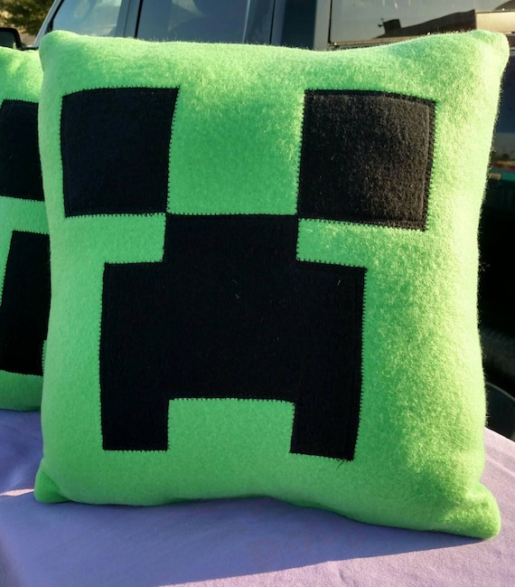 minecraft plush creeper pillow buddy