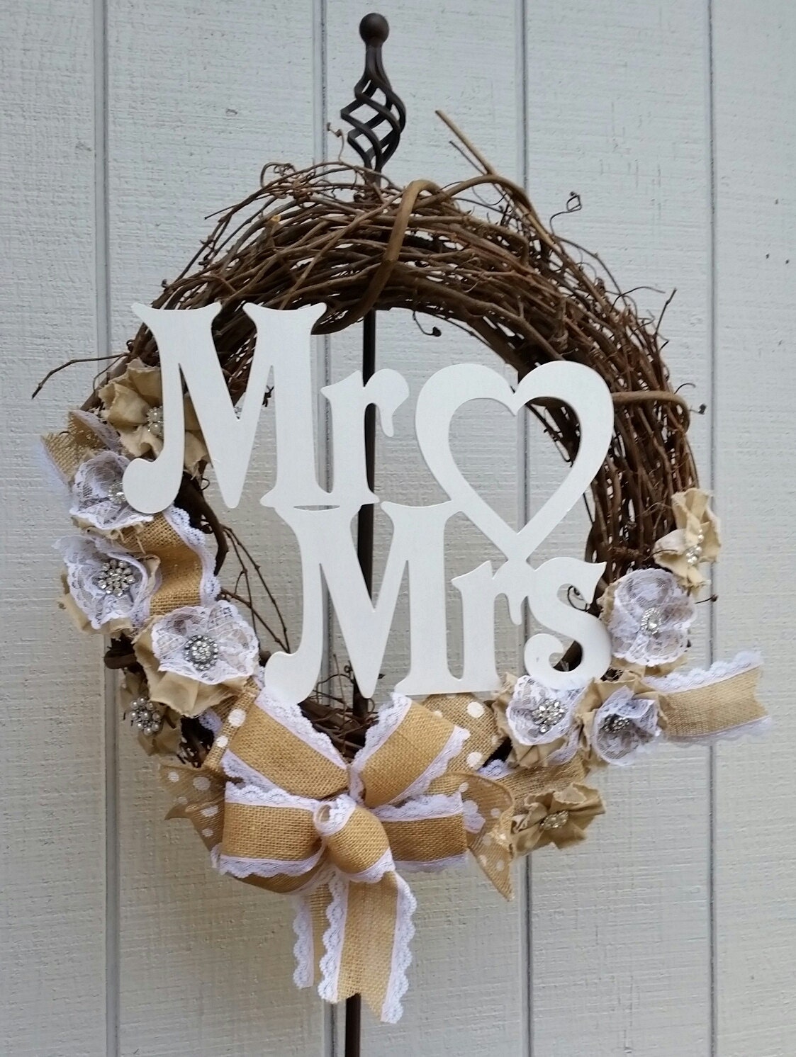 Rustic Wedding Wreaths 1