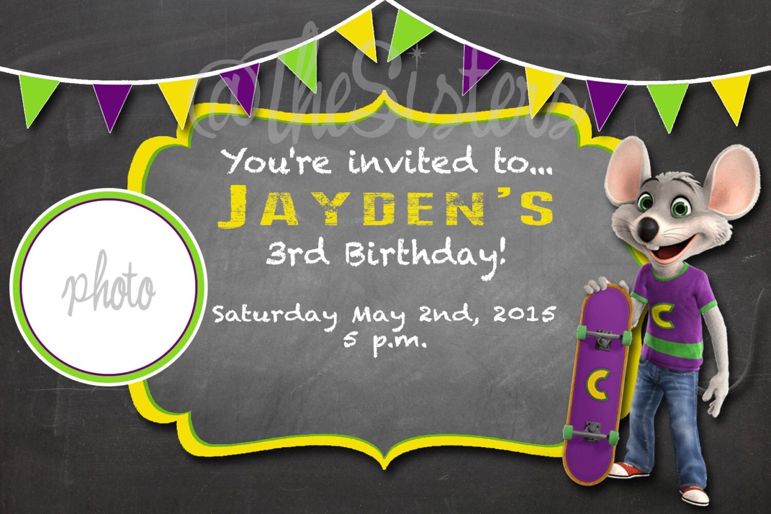 Chuck E Cheese Invitations Template 9