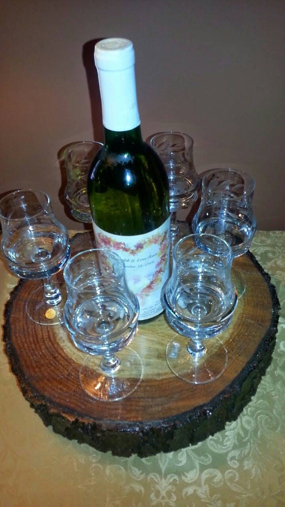 Krosno Etched Crystal glasses made in Poland. by LeTreasureTrunk