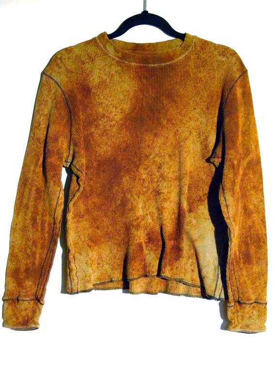 vintage-old-navy-thermal-shirt-modified-with-rust-dye