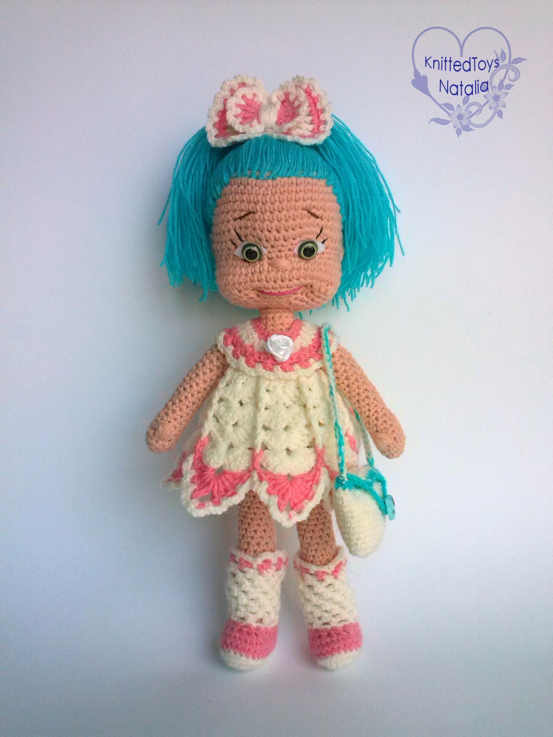 Amigurumi crochet dolls Sweet girl doll in by ...
