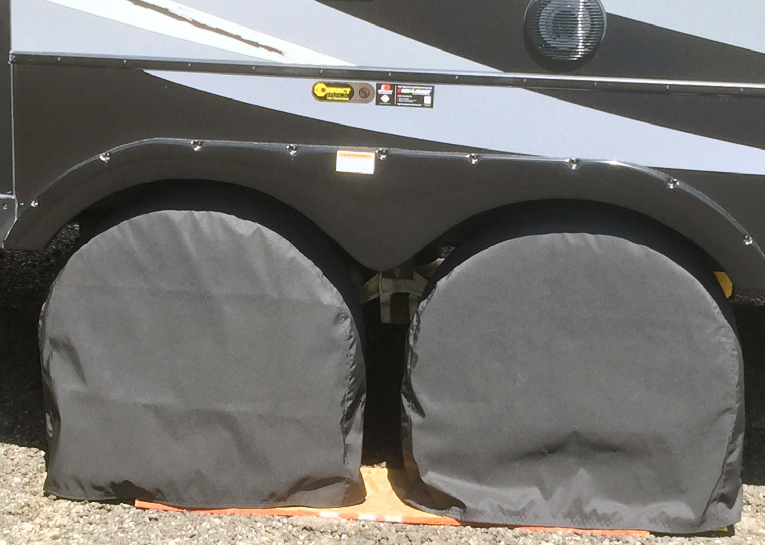 Custom Tire Cover. RV Tire Cover. Boat Trailer Tire Cover. UV