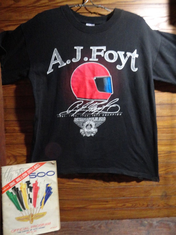 aj foyt tshirt