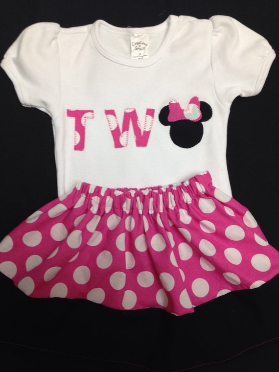 Minnie Mouse birthday outfit