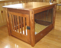 Popular items for wood dog crate on Etsy