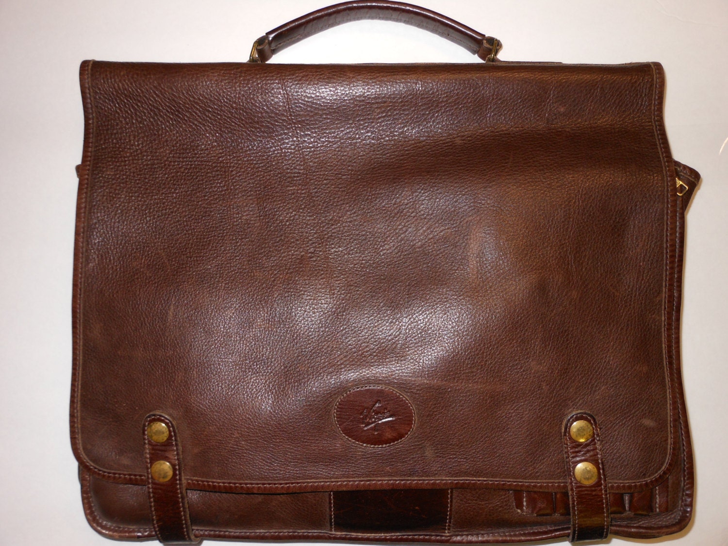 Messenger leather bag Roots Canada