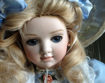 Brenda Burke original Limited Edition Porcelain Doll- Alicia- #72 of 125