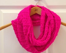 Popular items for neon pink scarf on Etsy