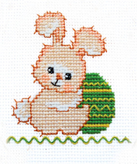 Cross stitch pattern Easter bunny Instant download