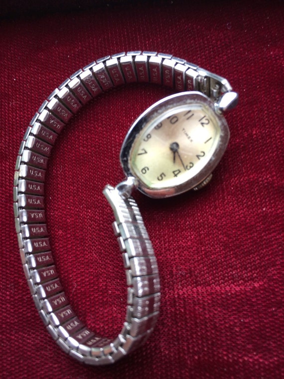 Items similar to Vintage Timex Ladies watch back says chr pl base metal