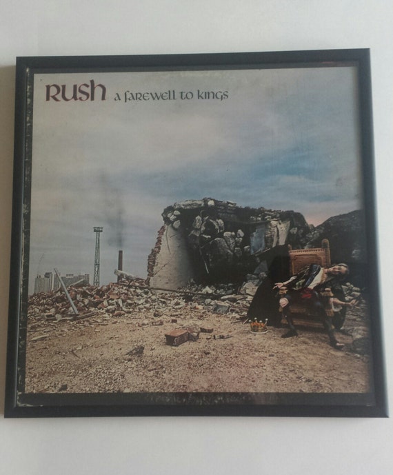 Rush A Farewell to Kings Framed Album Cover by RockClocksAndMore