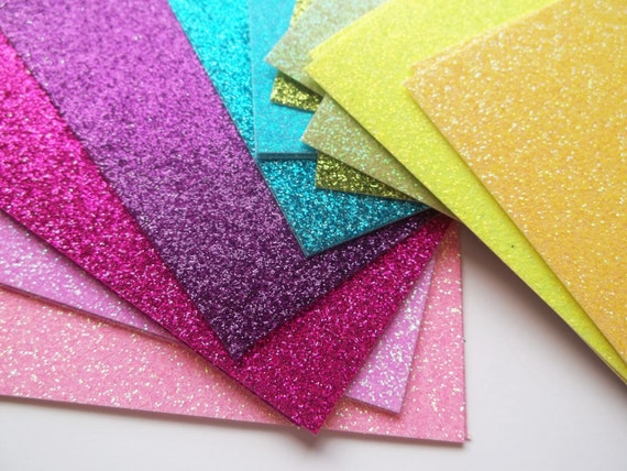 Inspirational 77 Glitter Paper Card