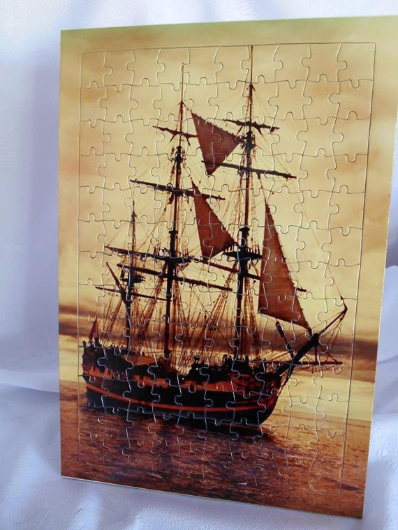 Old ship sailing bot jigsaw Puzzlebot puzzlesailboatsailing