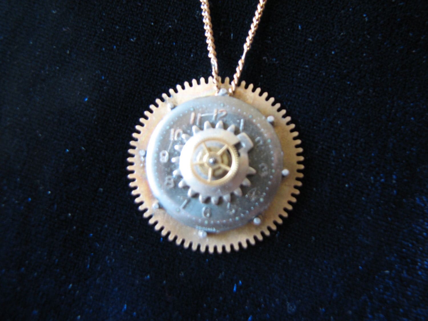 Steampunk Clockface Necklace steampunk buy now online