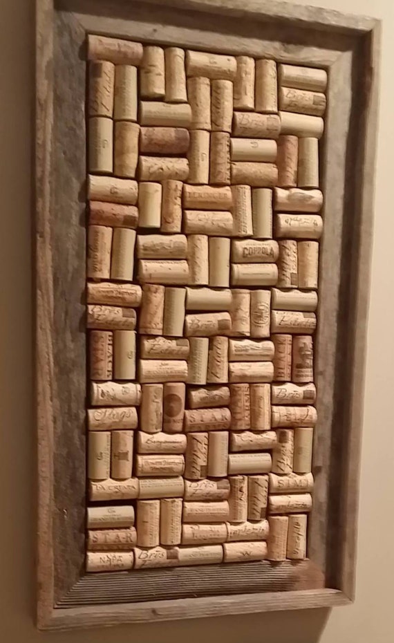 Wine Cork Art Work by WallsWineWorks on Etsy