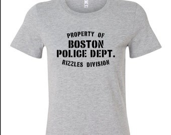Property of Boston Police Dept. Rizzles Div. Women's T-Shirt