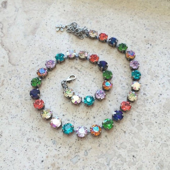 Swarovski Crystal Handmade Necklace by CourtnessCreations on Etsy