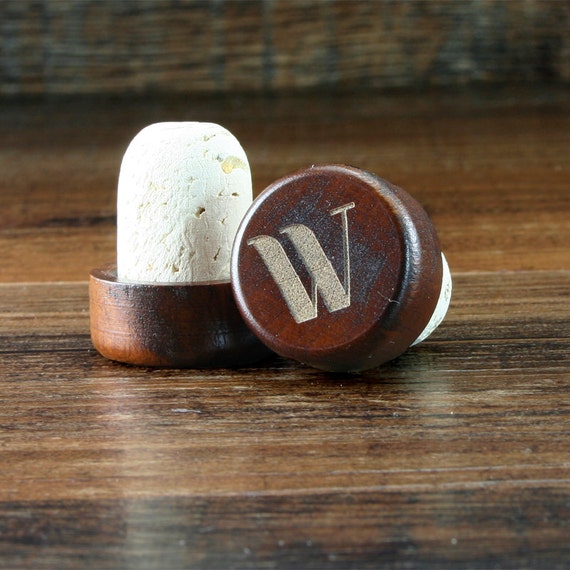 Bulk Monogrammed Wine Stopper Engraved Wine by EventCityDesign