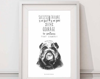 Winston Churchill - Success/Failure quote