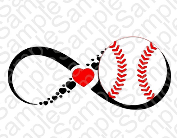 Infinity Baseball or Softball SVG DXF Cut by BrocksPlayhouse