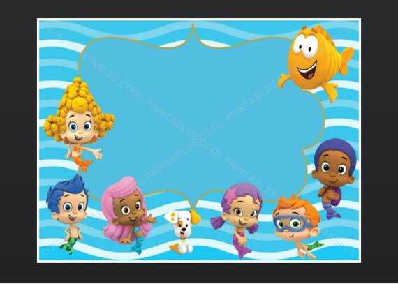 Bubble Guppies Birthday Invitations Template 9