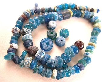 Popular items for blue trade beads on Etsy