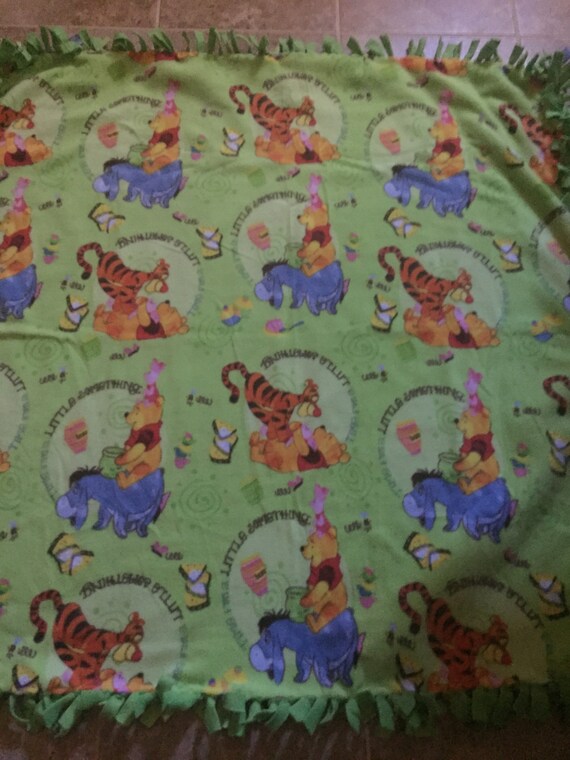 Winnie the Pooh Baby Fleece Blanket Quilt by belindabarton on Etsy