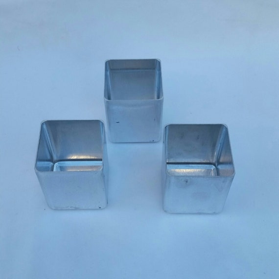 Votive Candle Molds 3 Square NEW Seamless by ThePlace4Candles