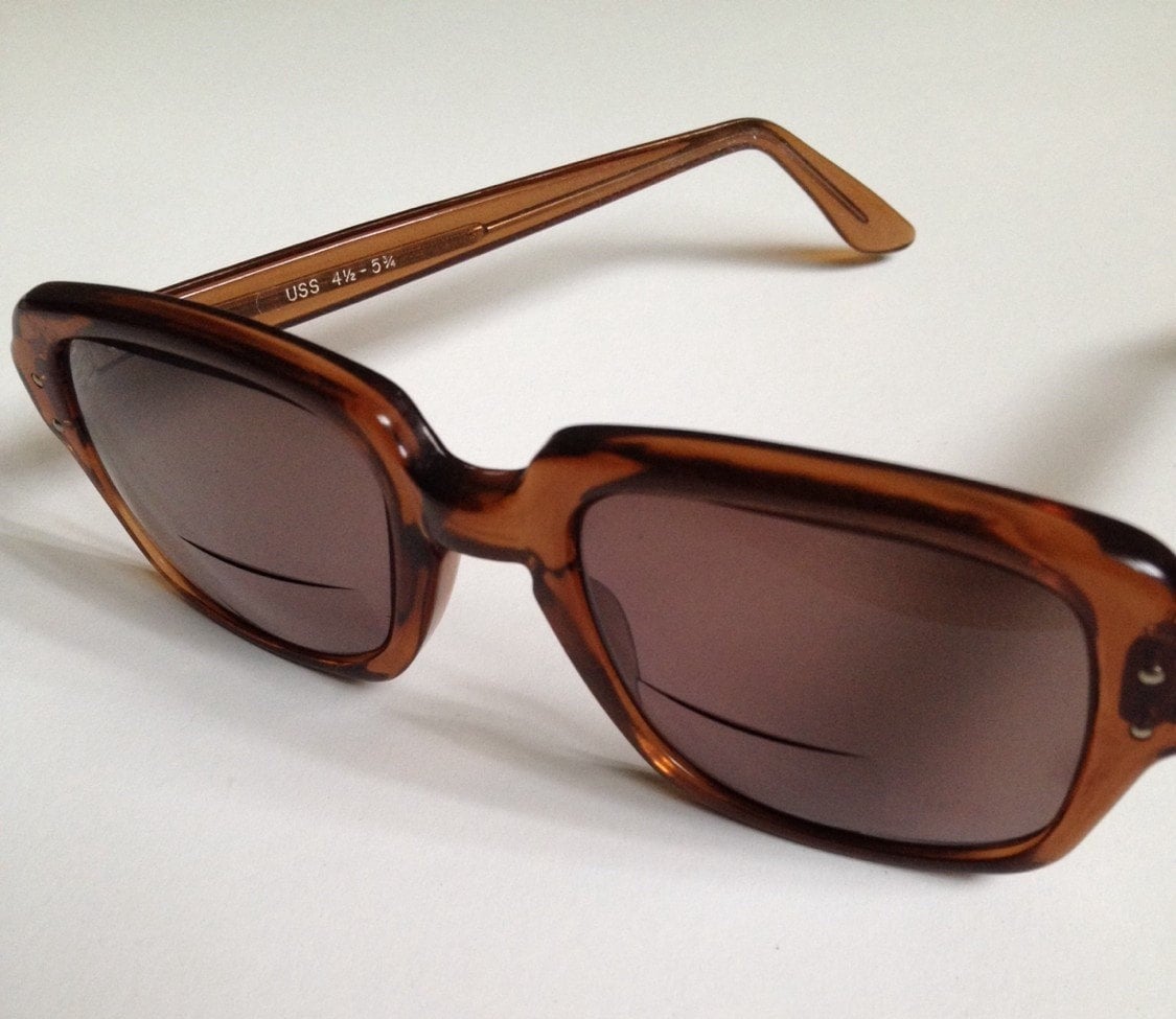 US Military Standard Issue Brown Frame Tinted Glasses by Remede