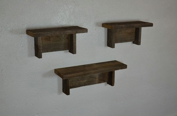 etagere murale rustique